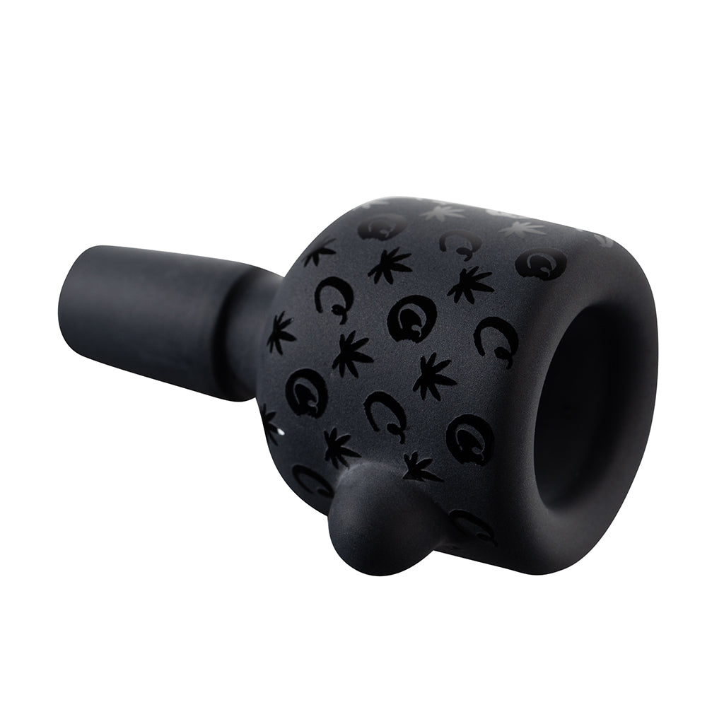Cookies 14'' V Straight Waterpipe - Black Logo