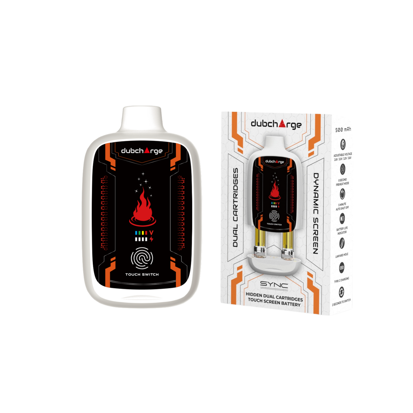 Sync Touch Switch Battery + 2 DubZotics Cartridges