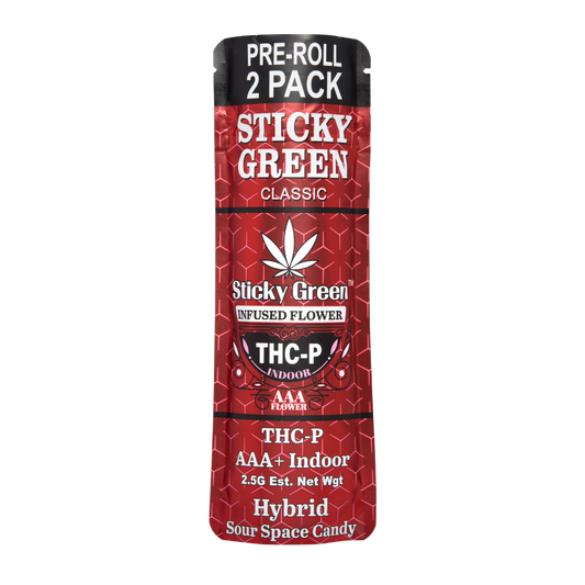 Sticky Green THCP 2ct Pre Rolls 2.5g