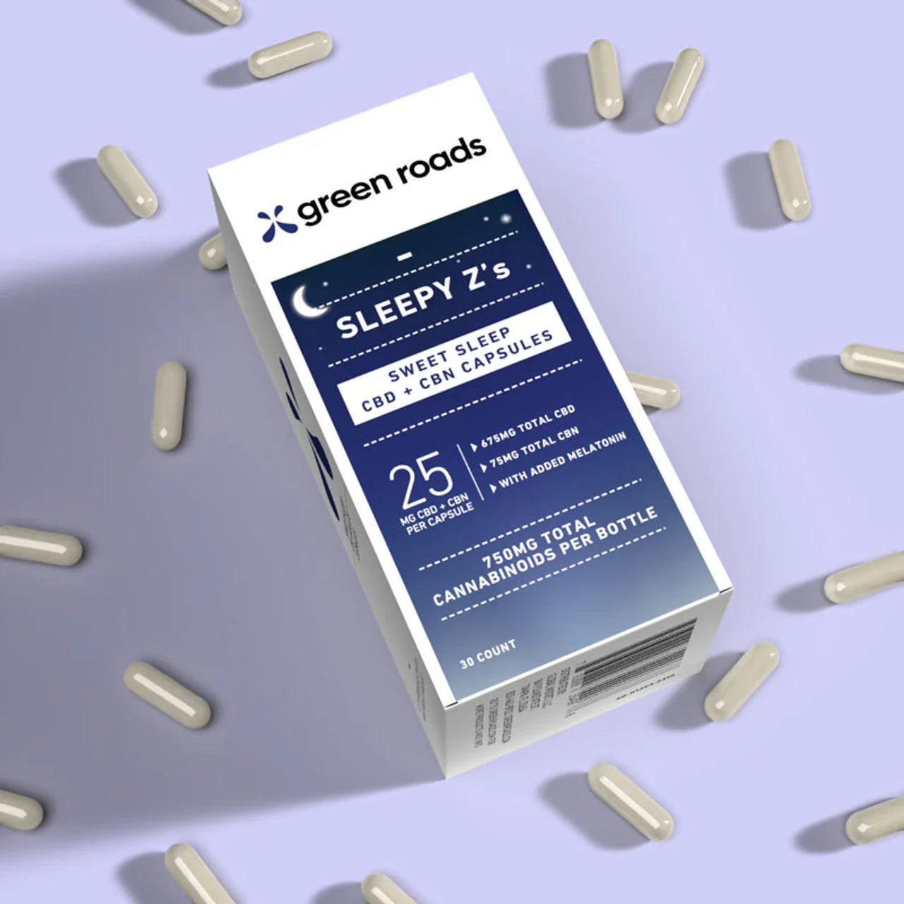 Green Roads - Sweet Sleep CBD Capsules - 750mg