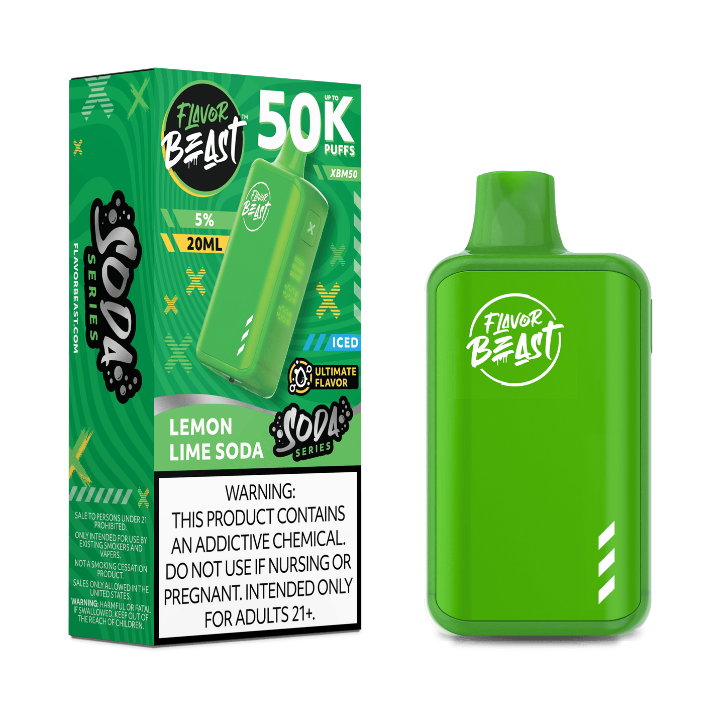 Flavor Beast XBM50 50K Disposable