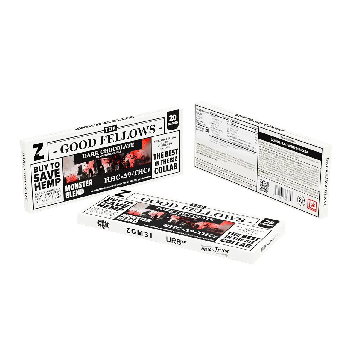 Good Fellows Chocolate Bar | 12 PCS