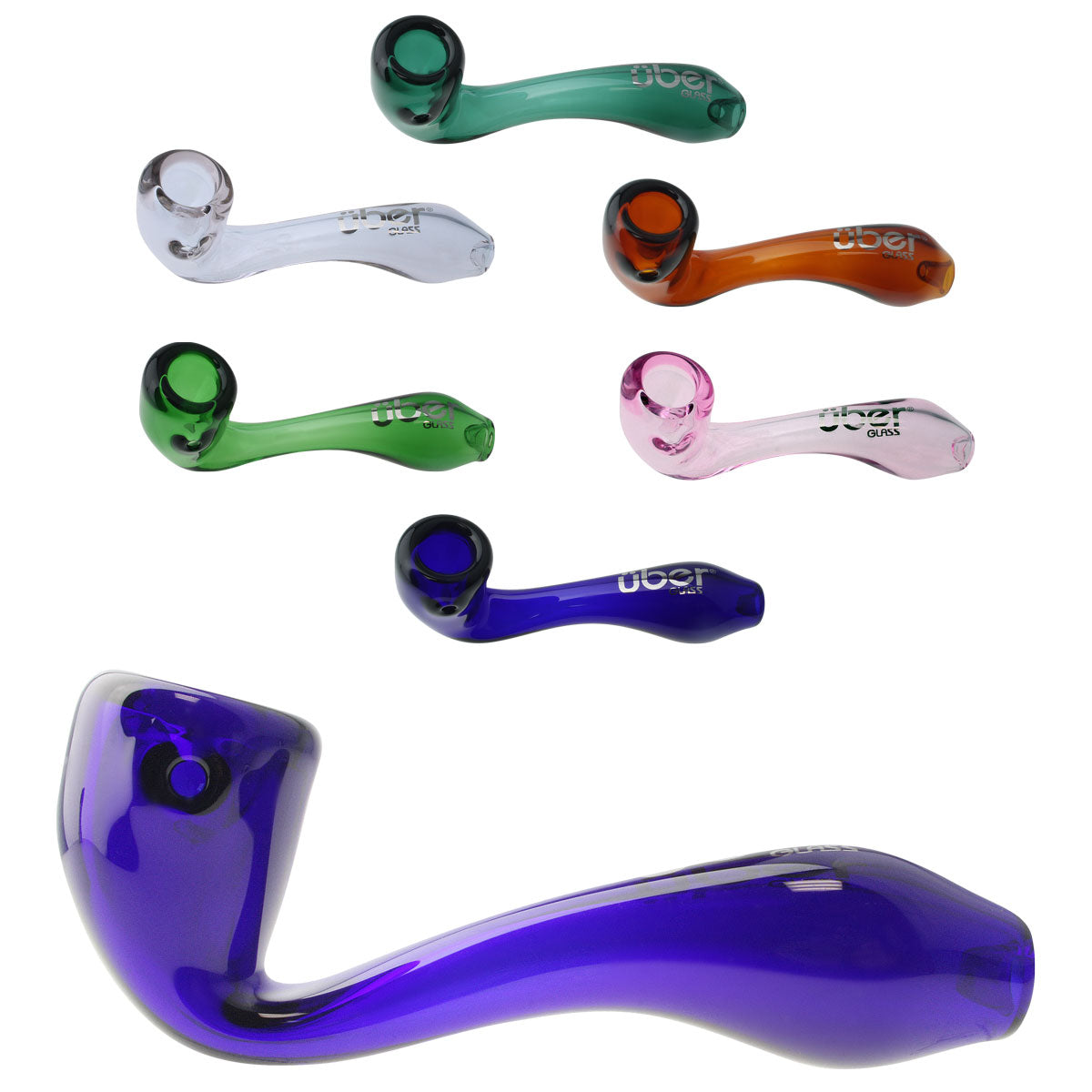 Uber Glass 3.5" Sherlock Pipe