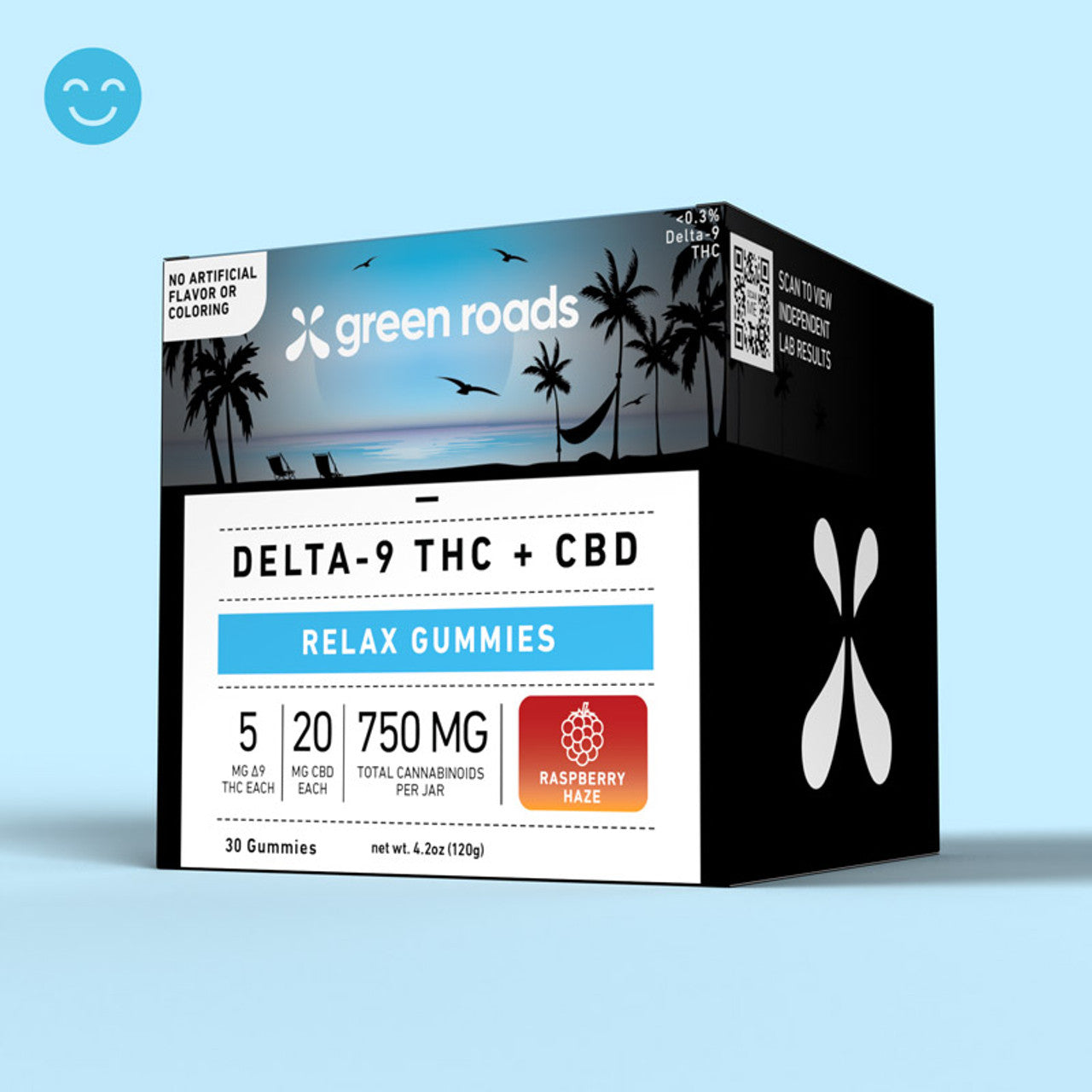 Green Roads CBD + THC Relax Gummies 750mg