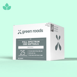 Green Roads Full Spectrum CBD Softgels - (30ct) 750mg