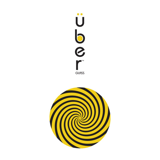 Uber GOG 15" (50x7mm) Ice Pinch Beaker w/ swirls