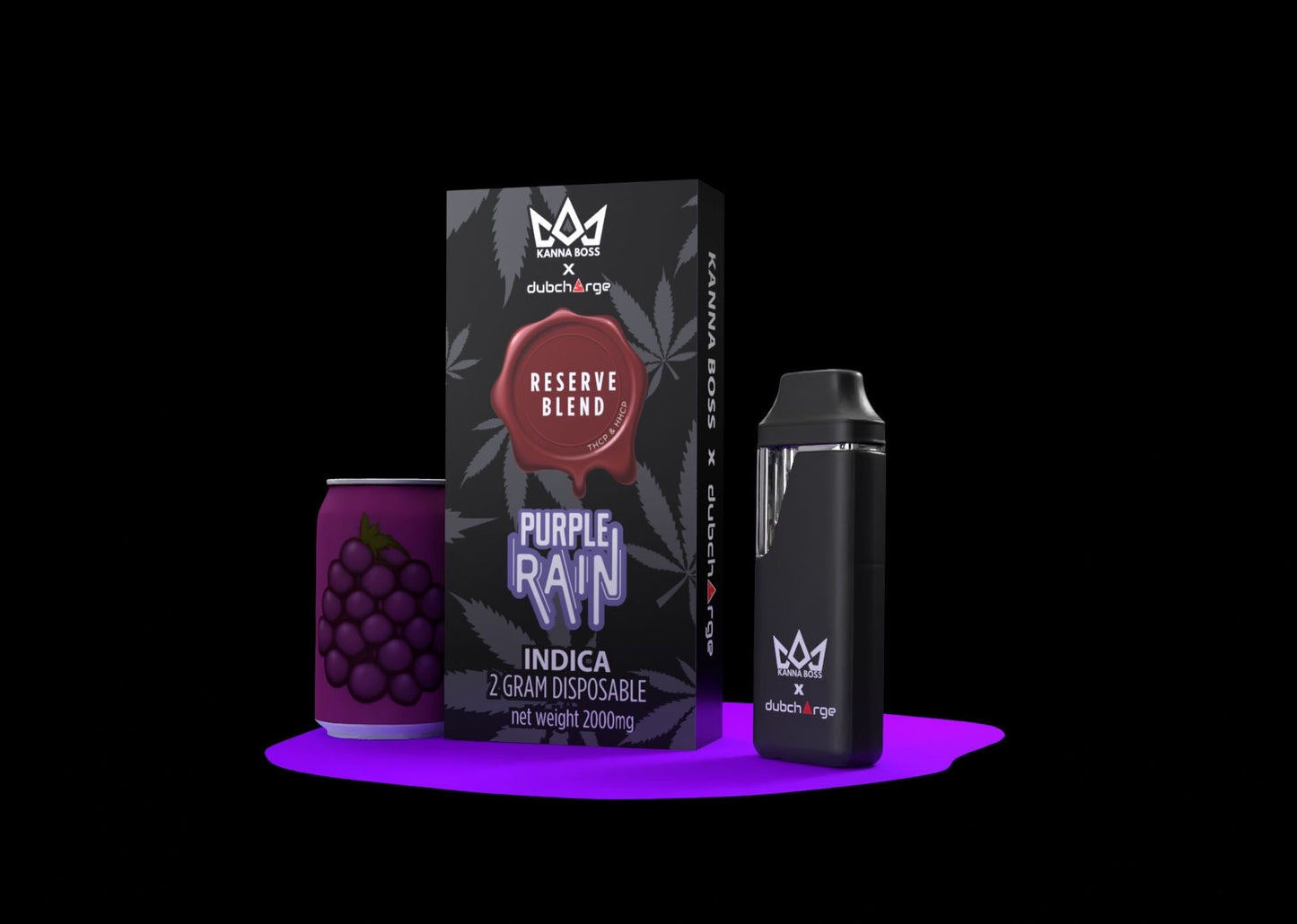 DubCharge x Kanna Boss - Reserve Blend THC-P | HHC-P 2G Disposable