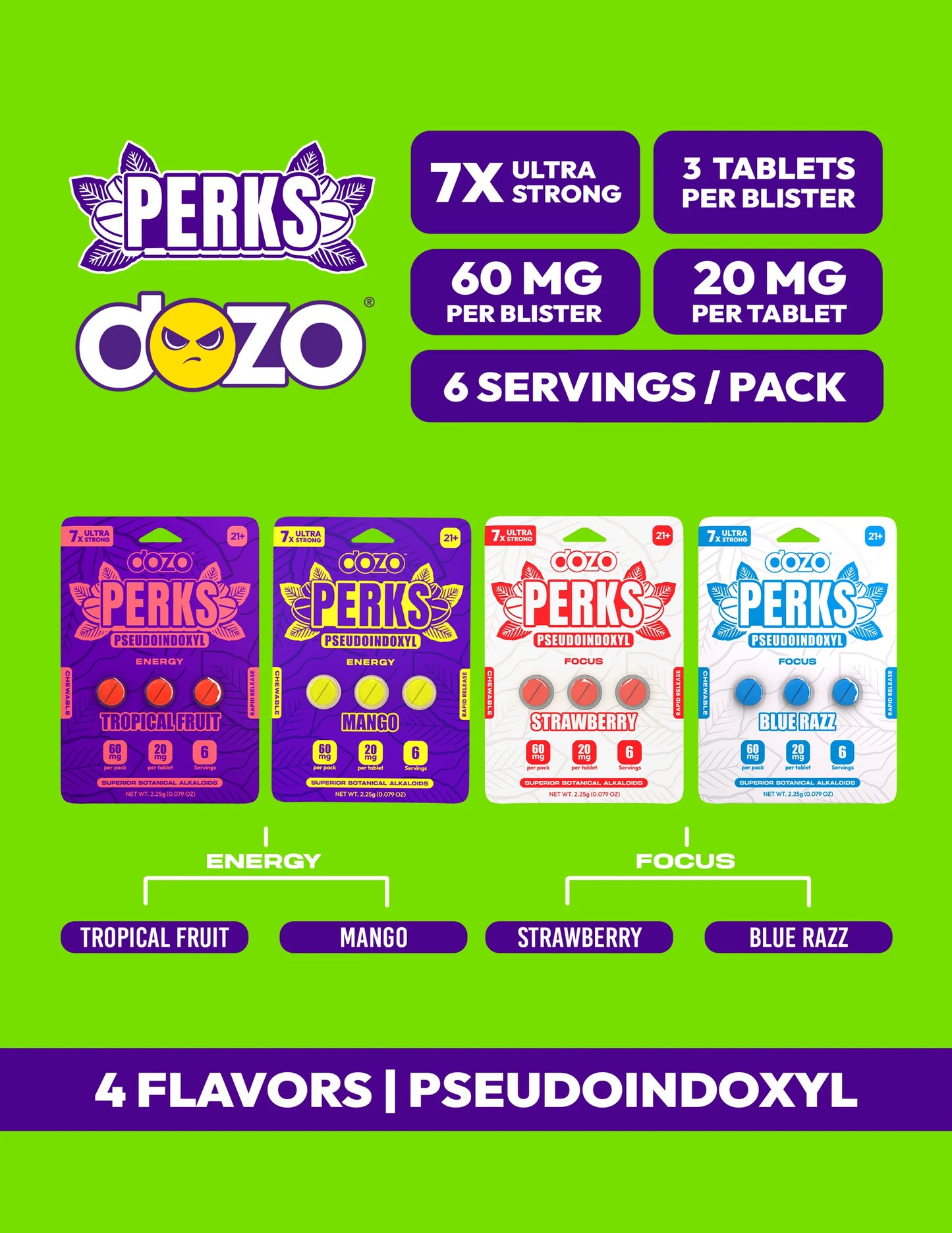 Dozo Perks Pseudoindoxyl Kratom 3CT