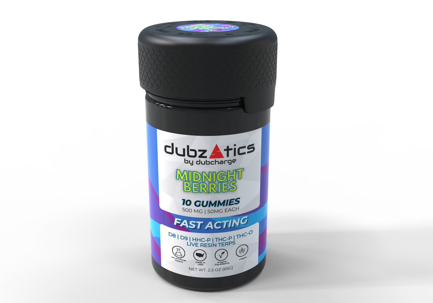 DubZotics by DubCharge 10 CT Gummies - 500mg