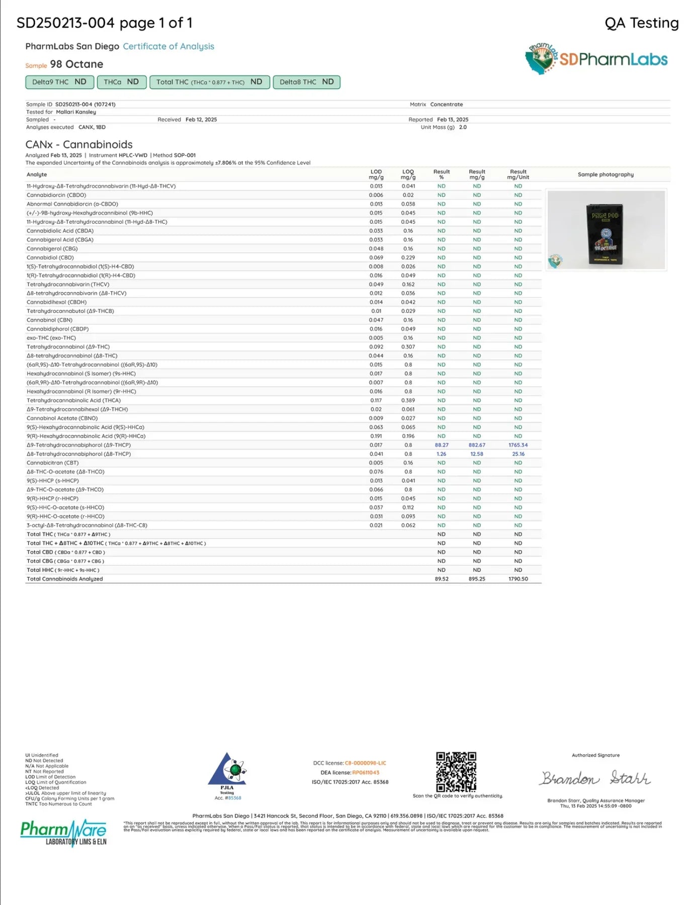 PIXIE POD: THCP DISPOSABLE - 2G