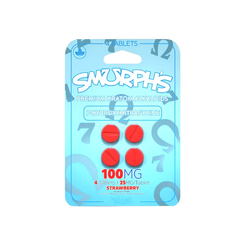 Smurph's 7OH Tabs Natural 100mg 4ct