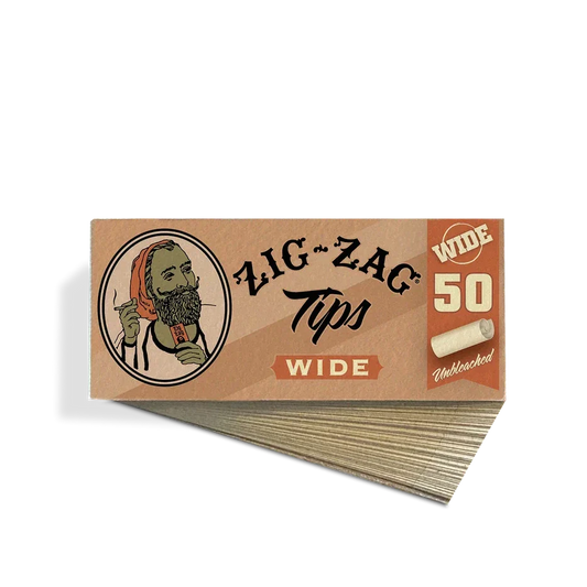 Zig Zag Wide Tips - 50 Pack