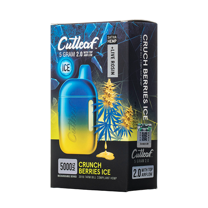 Cutleaf 2.0 CBD Live Rosin Disposable 5G
