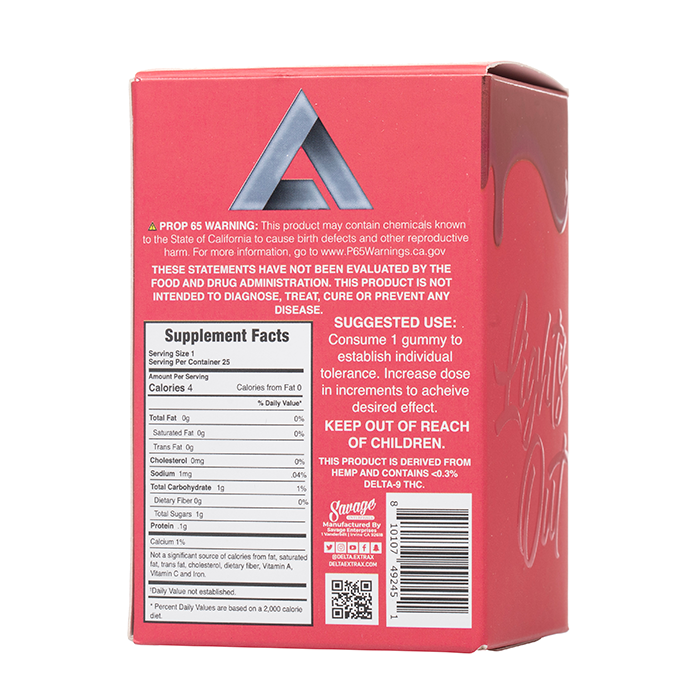 Delta Extrax Lights Out Gummies 3500mg