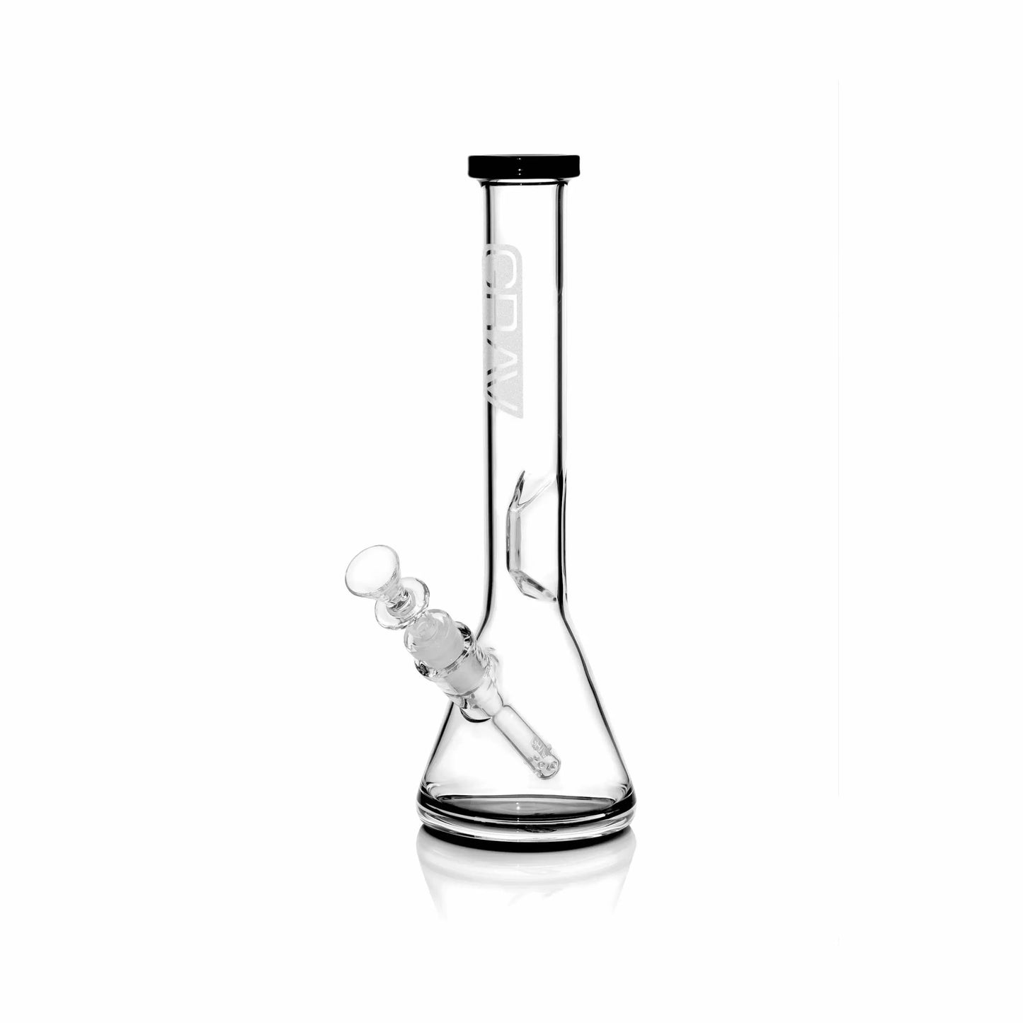 GRAV® Medium, Black Accent Beaker Base Water Pipe