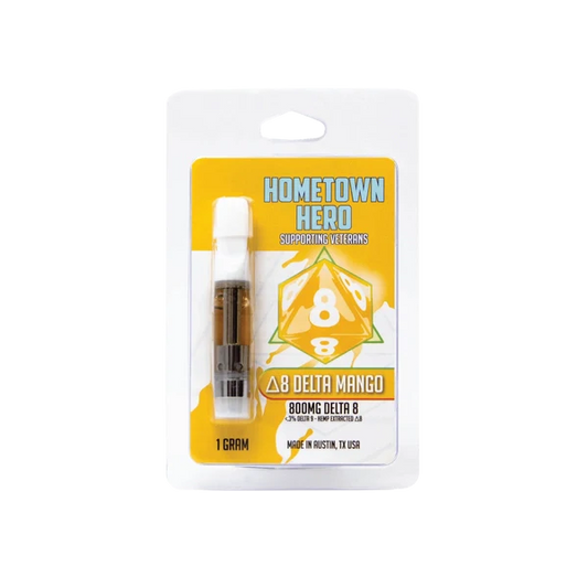 Hometown Hero Delta 8 THC Carts – 1g