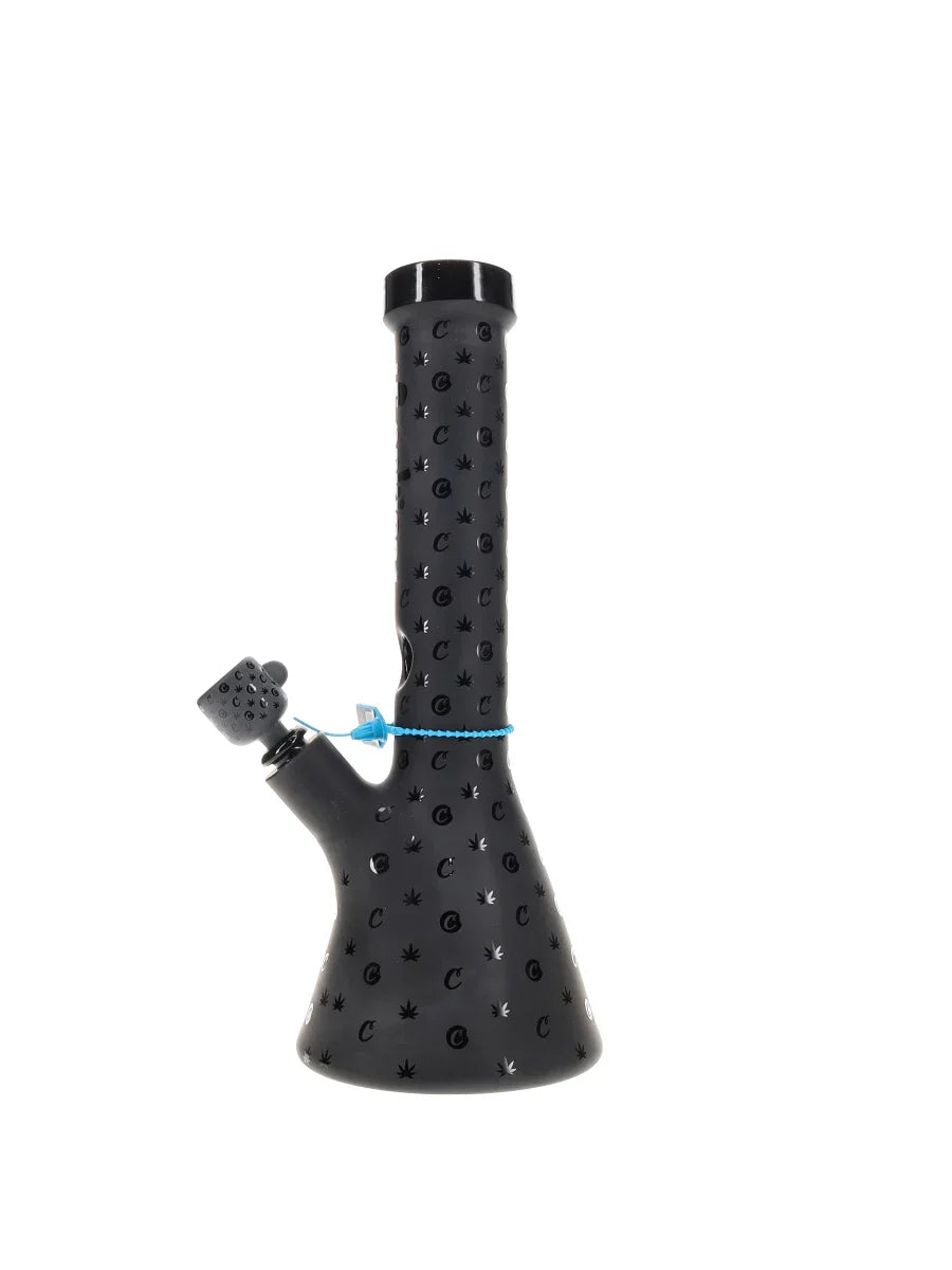 Cookies 14'' V Beaker Waterpipe - Black Logo