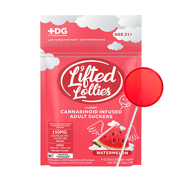Lifted Lollies Infused Adult Suckers | (5ct) 150mg