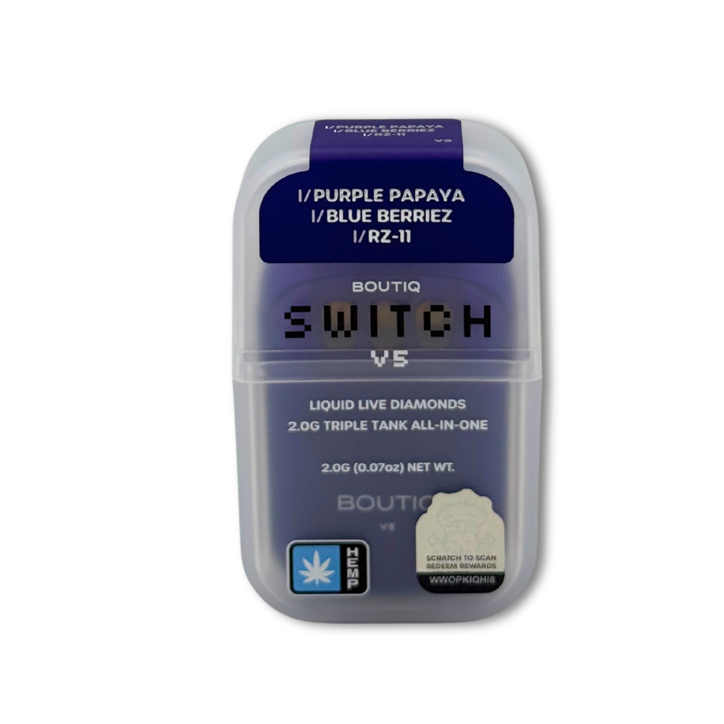 Boutiq Switch V5 – Triple Tank Disposable 2g