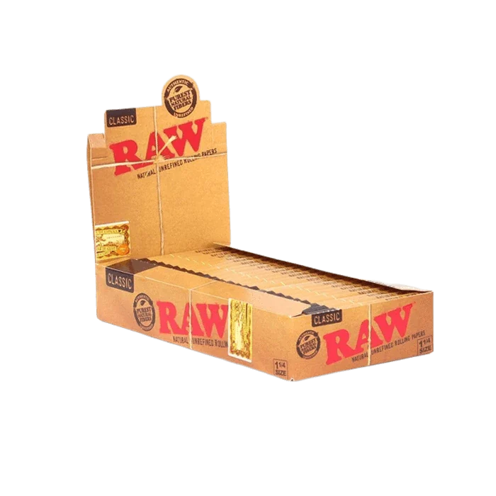 Raw Rolling Papers Classic 1 1/4" - 24 Units Per Box