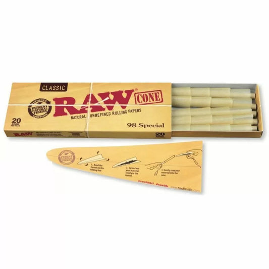 RAW 98 Special Cones - 20 Pack