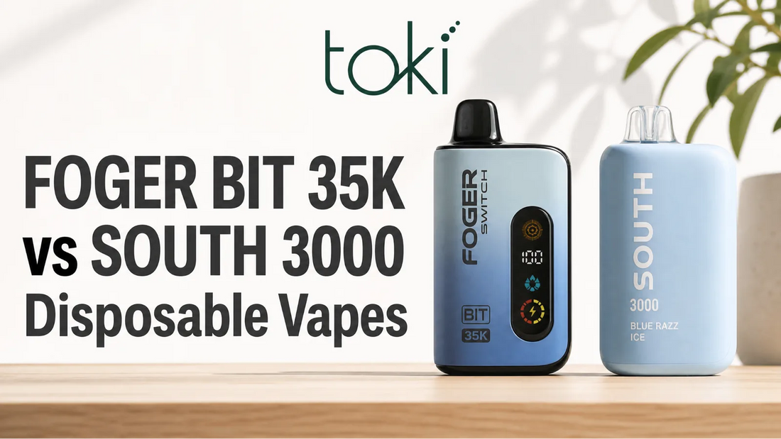 FOGER BIT 35K vs SOUTH 3000 Disposable Vapes