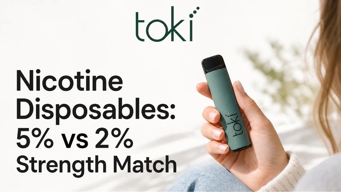 Nicotine Disposables_ 5_ vs 2_ Strength Match