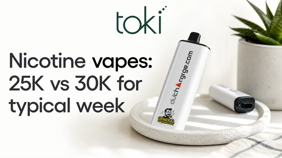 Nicotine vapes_ 25K vs 30K for typical week