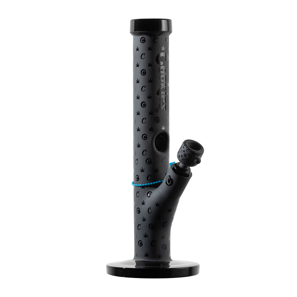 Cookies 14'' V Straight Waterpipe - Black Logo