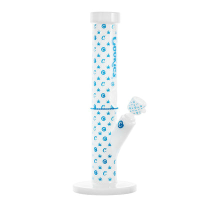 Cookies 14'' V Straight Waterpipe - White Logo