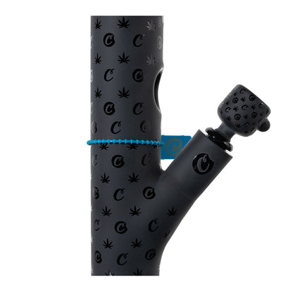 Cookies 14'' V Straight Waterpipe - Black Logo