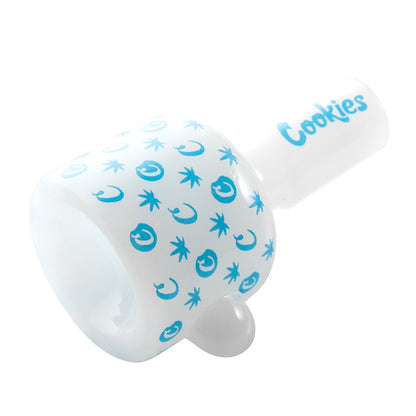 Cookies 14'' V Straight Waterpipe - White Logo