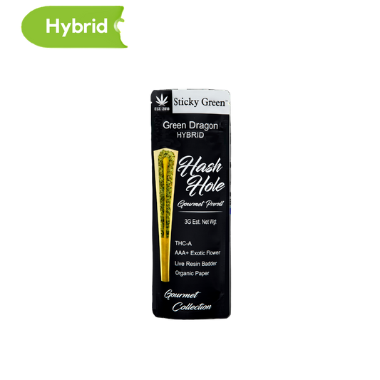Sticky Green Hash Holes 2ct Pre-Rolls 3g
