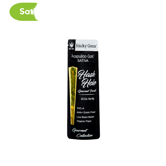 Sticky Green Hash Holes 2ct Pre-Rolls 3g