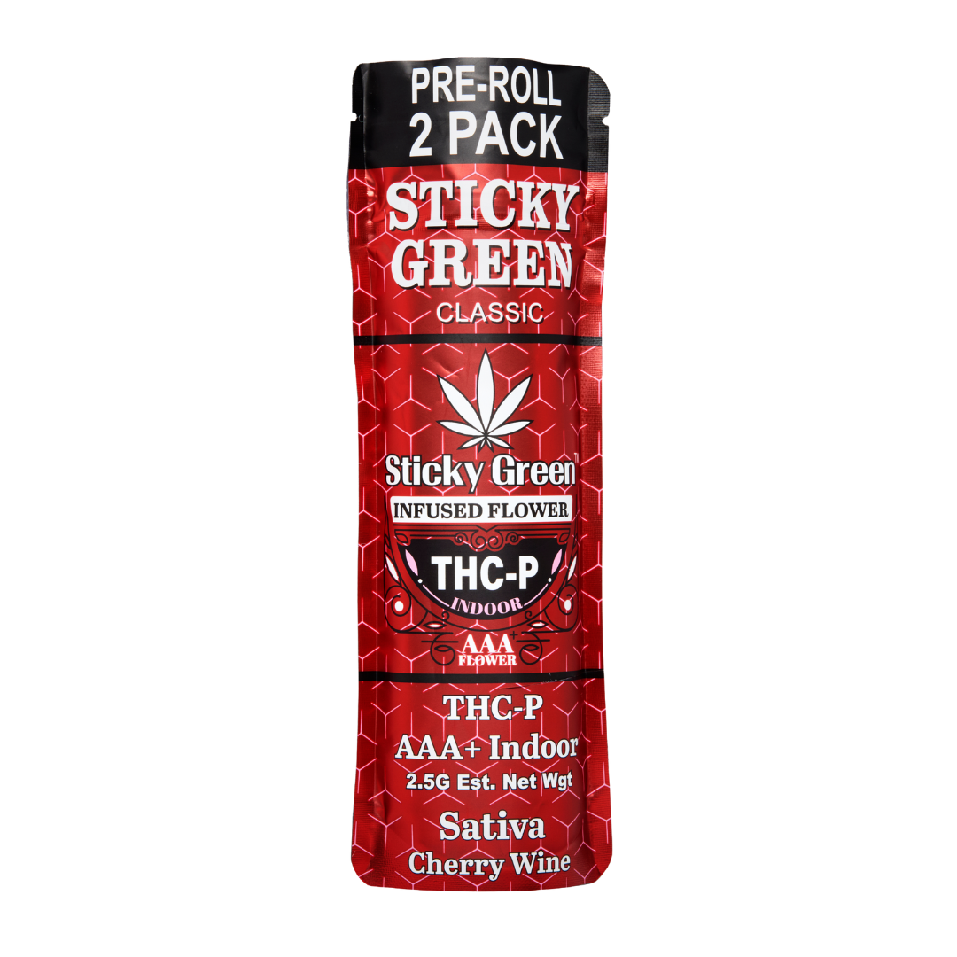 Sticky Green THCP 2ct Pre Rolls 2.5g