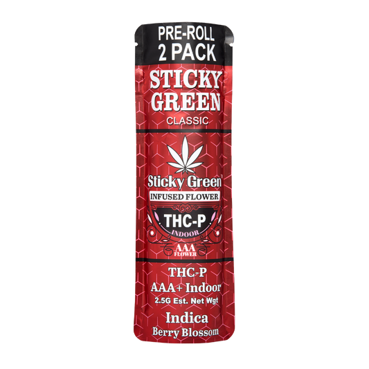 Sticky Green THCP 2ct Pre Rolls 2.5g
