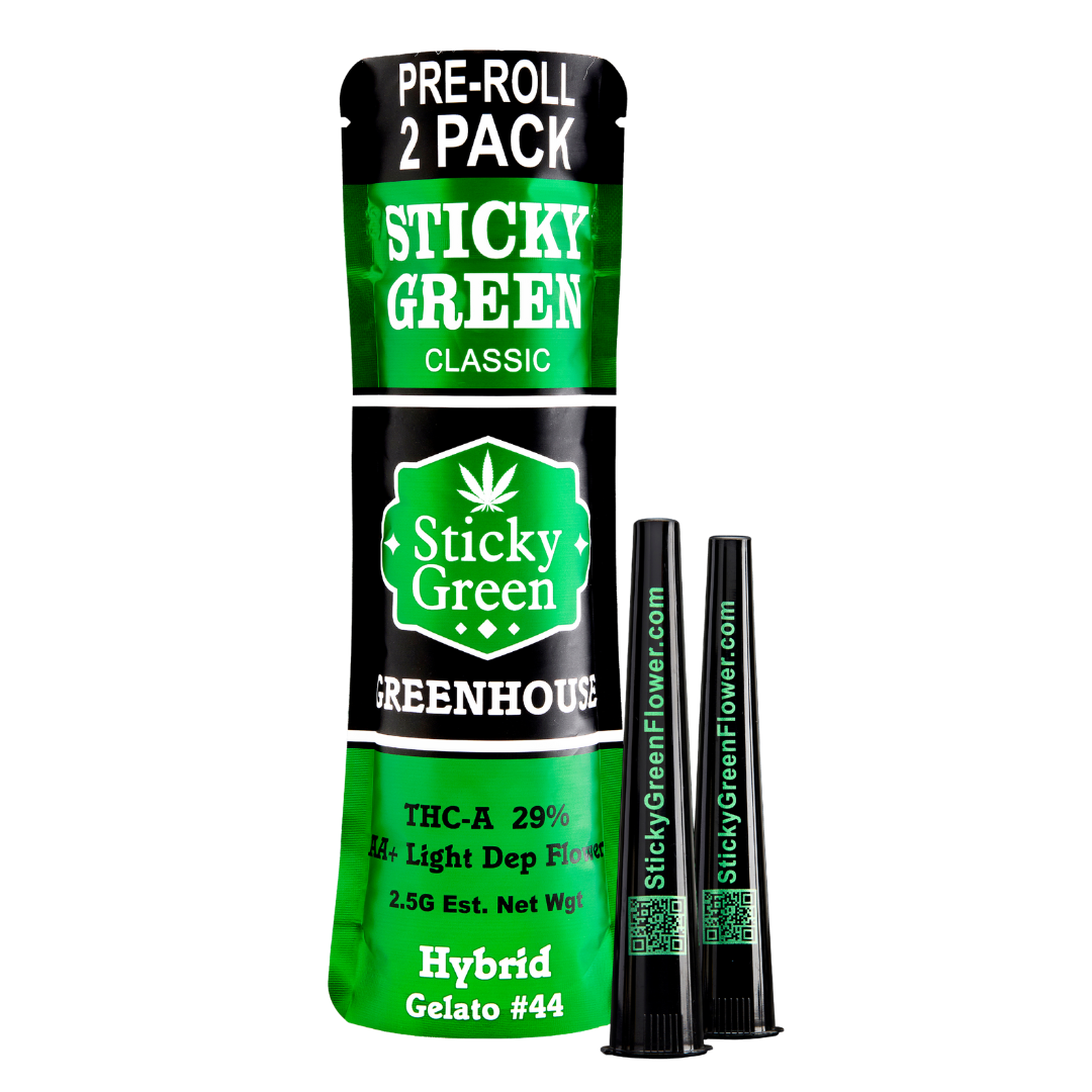 Sticky Green Green House Pre Rolls 2.5g