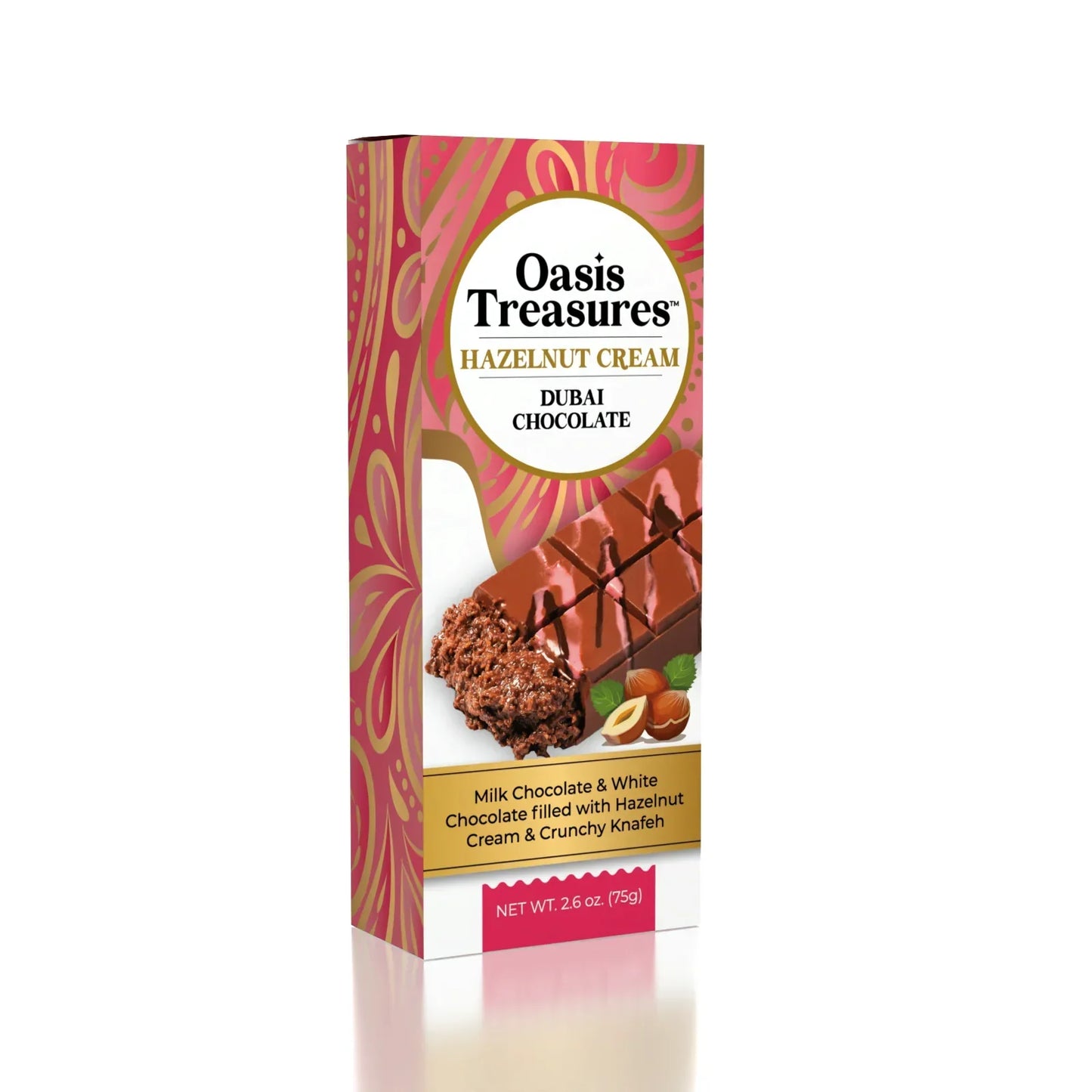 Dubai Chocolate Bar Hazelnut Cream by Oasis Treasures (75g)