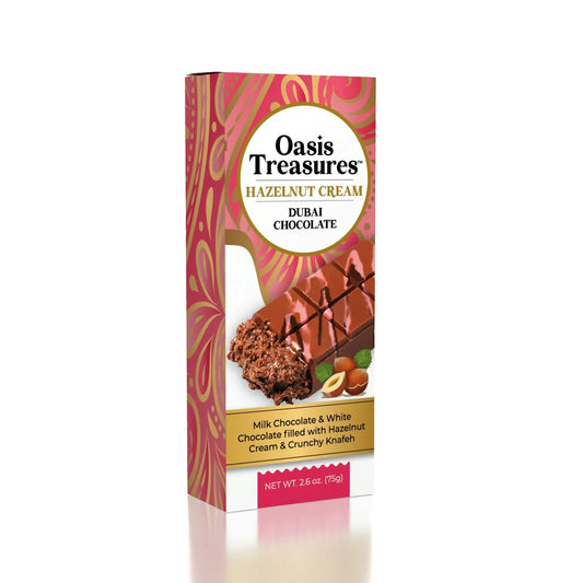 Dubai Chocolate Bar Hazelnut Cream by Oasis Treasures (75g)