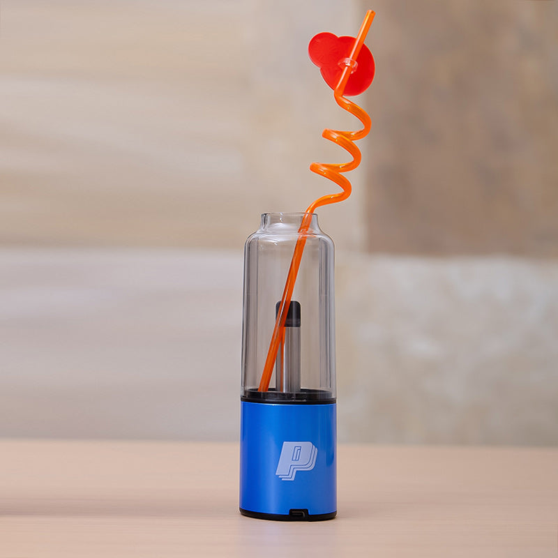 Puffshot Portable Easy-to-Use Vape Cup Blue for 510 Cartridge & Dab