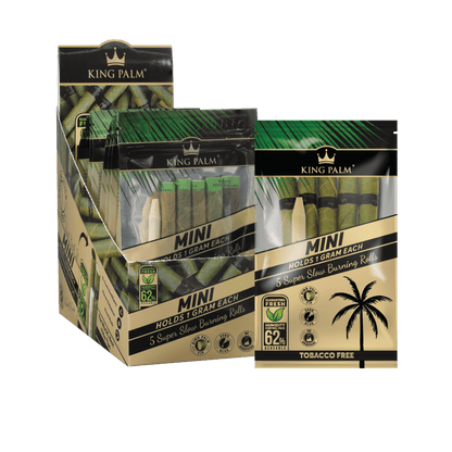 King Palm Mini Cones - 5 Count Per Pack - 15 Pack Per Display