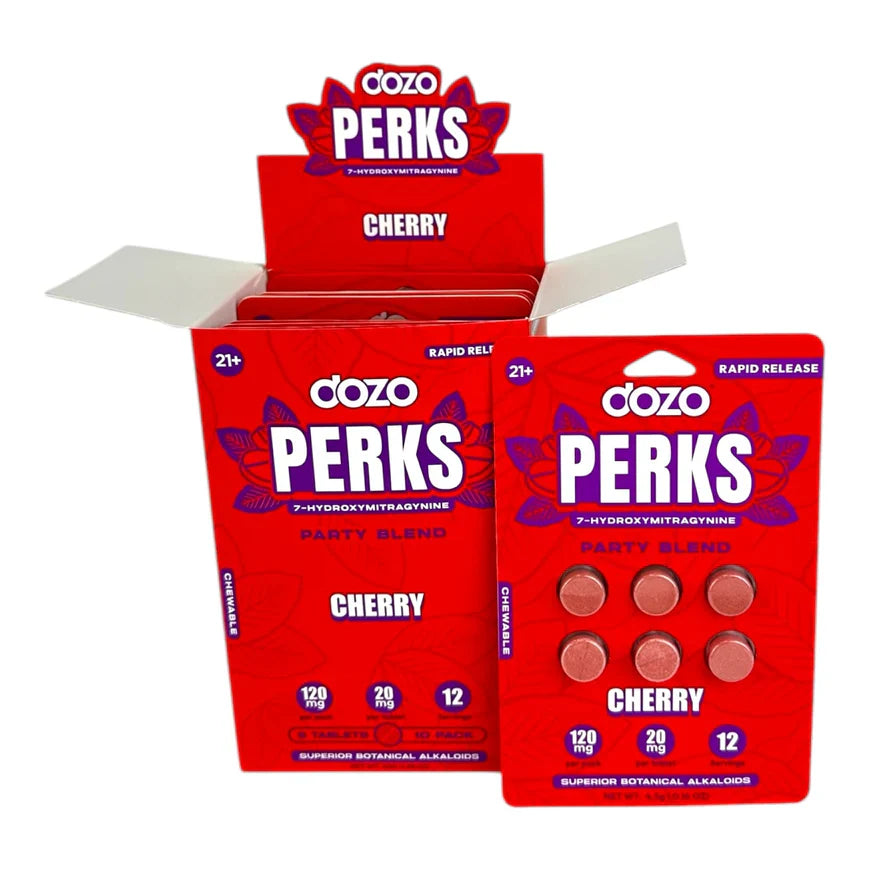 Dozo Perks 7-Hydroxymitragynine Kratom 6CT
