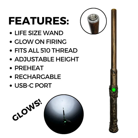 Wandjamin with LED/Hidden Chamber By Smyle™ Labs