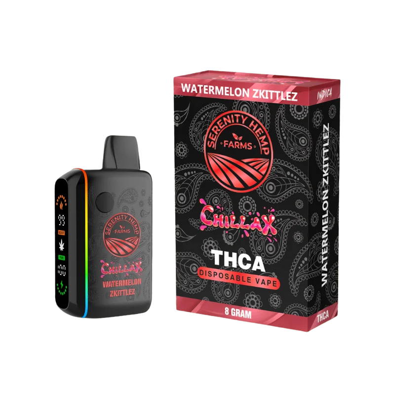 Serenity Hemp Farms Chillax THCa Disposable Vape 8g