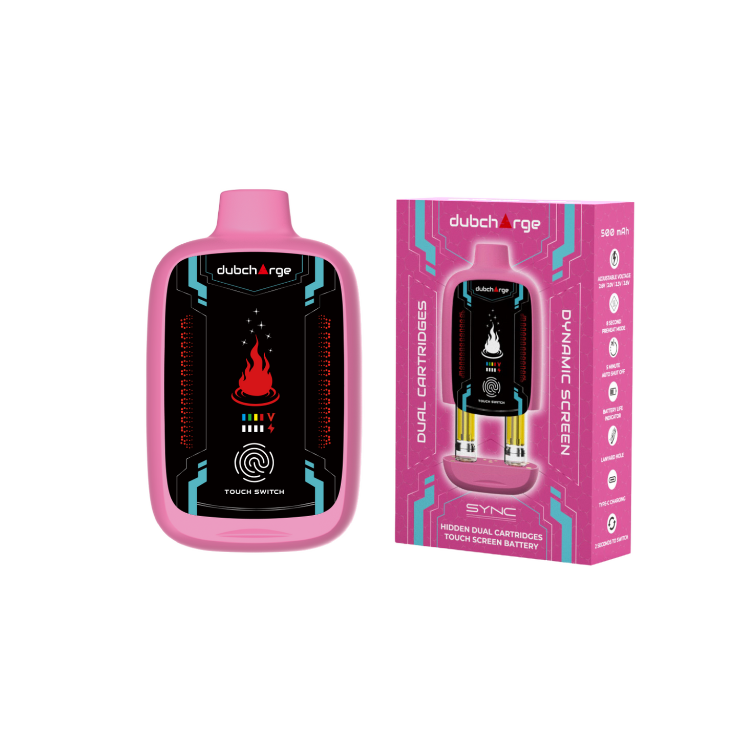 Sync Touch Switch Battery + 2 DubZotics Cartridges