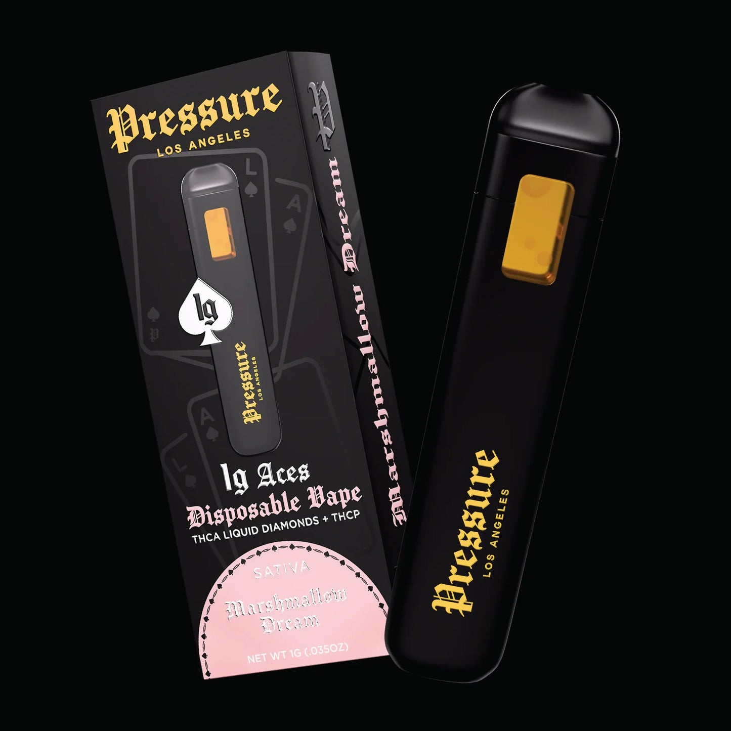 Pressure LA Aces THC-A Liquid Diamonds 1g Disposable