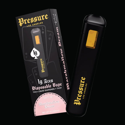 Pressure LA Aces THC-A Liquid Diamonds 1g Disposable