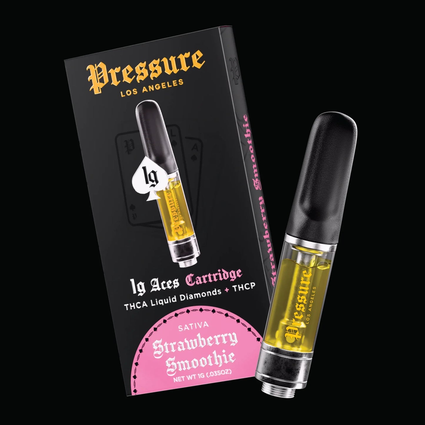 Pressure LA Aces THC-A Liquid Diamonds – 1G Cartridge