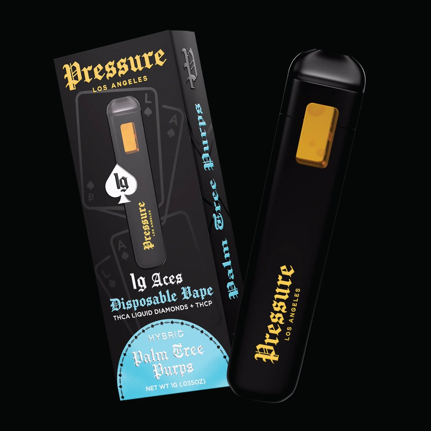 Pressure LA Aces THC-A Liquid Diamonds 1g Disposable