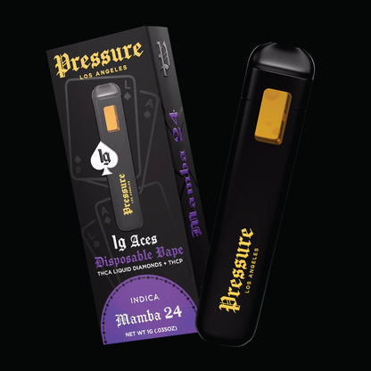 Pressure LA Aces THC-A Liquid Diamonds 1g Disposable
